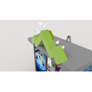 Fun Environmental Recycling + Bird Protection System Bird RVM