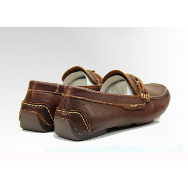 Custom Slippers Mens Leather Loafers Handmade Mens Brown Leather Driving Shoes
