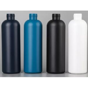 250ml HDPE Matte Plastic Shampoo Pump Bottles For Hair Care Packaging