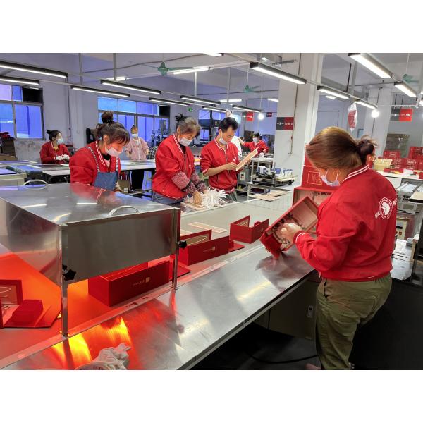 Double Flaps Rigid Wine Packing Boxes With PS Blister Tray OEM, Soy ink printing