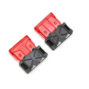 30A Max Current Brass Terminal PCB Mount Blade Fuse Holder for Automotive