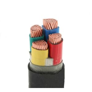 Copper Core PVC Insulated PVC Sheathed Cable NYY 25mm2 For Underground