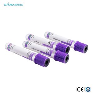 Vacuum Blood Collection K2 EDTA Tubes 13x100mm