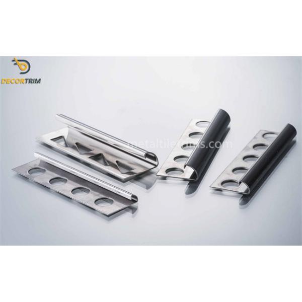 3/8'' 10mm Stainless Steel Tile Trim , Tile Corner Strip Round Edge