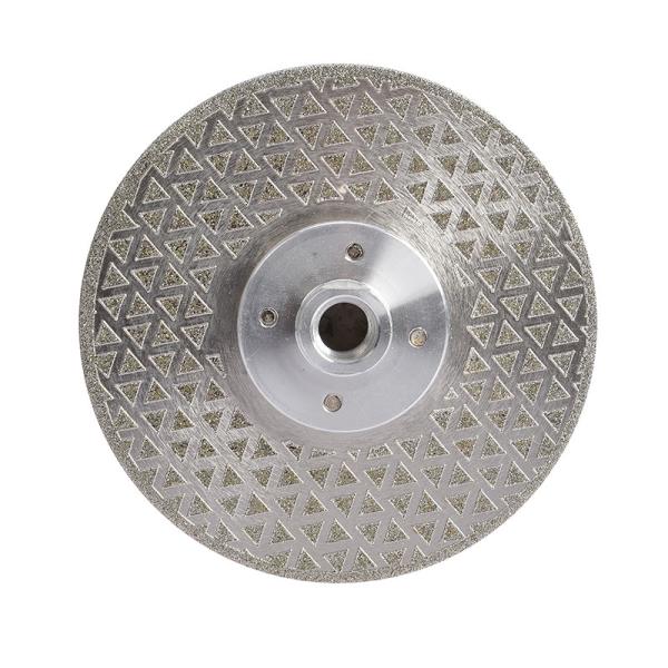 M14 Double Sided Electroplated Diamond Disc For Marble Granite Grinding And