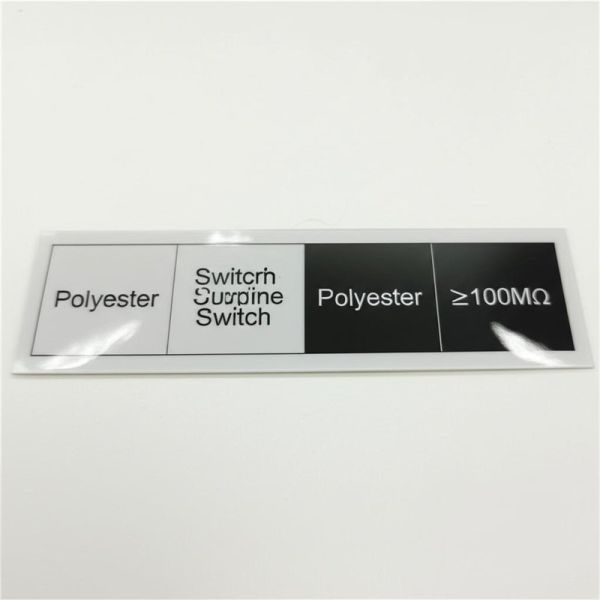 Insulation Resistance ≥100MΩ Polyester Membrane Switch Matte/Glossy for