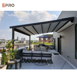 Automatic Retractable Canopy Pergola Easily Assembled Customized Size
