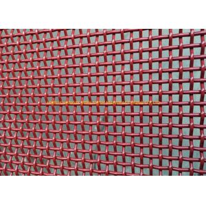Red 3M Length 45Mn Manganese Steel Wire Screen Mesh