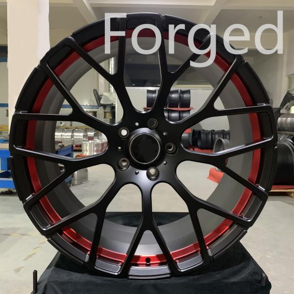 5x130 matt black color and red line 22x10 wheels forged wheels for mercedes G class