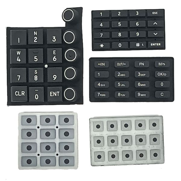 Customized Home Appliance Remote Control Silicone Keyboard Back Rubber Molding