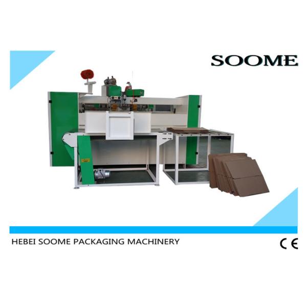 Horizontal Carton Box Stitching Machine Manual Feeding Nailing To Hold Heavy