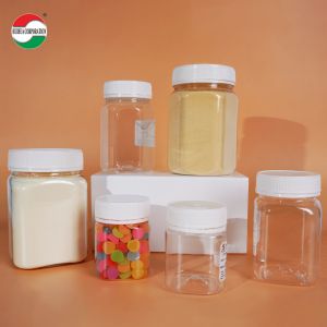 Quality Food Grade Clear PET Bottle with Screw Lid for Health Products for sale