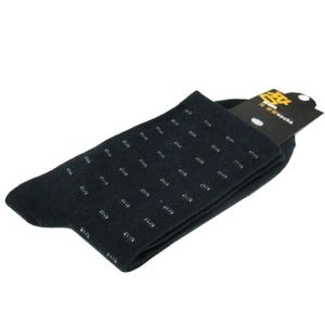 custom logo, design Custom Jacquard Men Socks