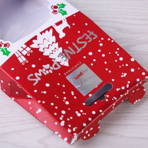 Creative Presentation Packaging CMYK Windowed Gift Boxes Custom Logo