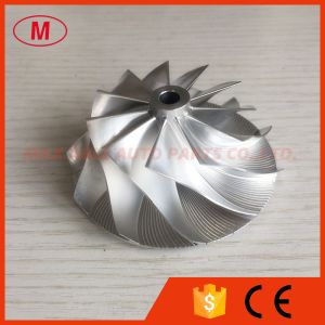 Quality GT2867 49.70/67.40mm 11+0 Blades turbo aluminum 2618/milling/billet compressor wheel for Racing 27.5mm for sale