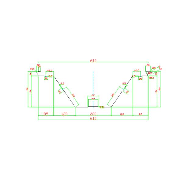 HRC52 Roller K Span Forming Machine 45 Steel 440v 50Hz