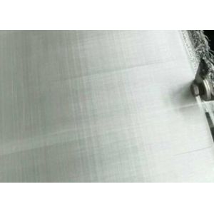 China Micro Opening 36 48 SS Woven Wire Mesh Bright Silver on sale