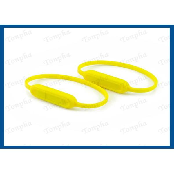 Promotional Thin Wristband Flash Drive Convenient Carrying Silicone Material