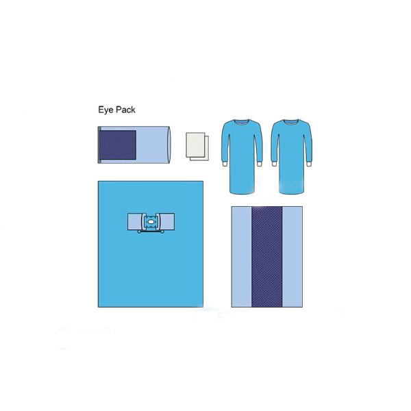 S-3XL Disposable Surgical Packs Laparotomy Surgical Disposable Patient Drapes