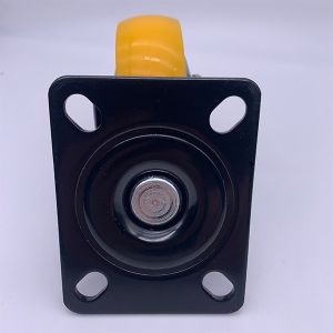 125 mm PU Caster with 360 Degree Top Plate
