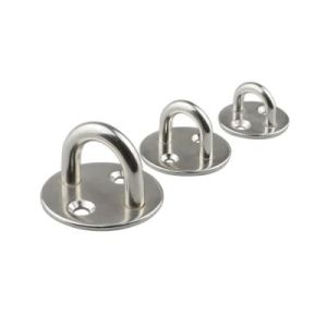 Galvanized Stainless Steel Round Eye Plate For Door Clasp And Wall Mount Hanging