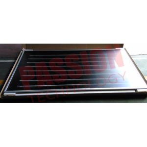 Natural Circulation Blue Titanium Flat Panel Solar Collector With Copper