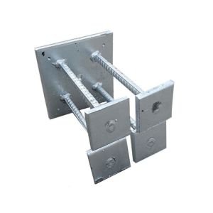 100mm Steel Embed Plates Mild Steel Parts Galvanized Steel Sheet Concrete Odm
