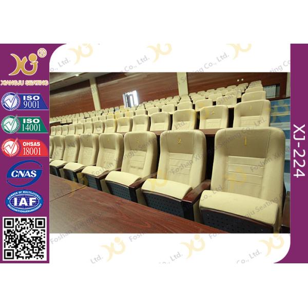 Paint Plywood Flexible Armrest Commercial Theater Seating For Acoustic Room /