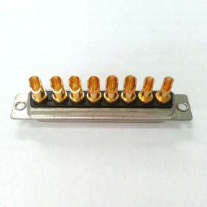 High Power 8W8 Female Solder Type Full Gold Plated Connector