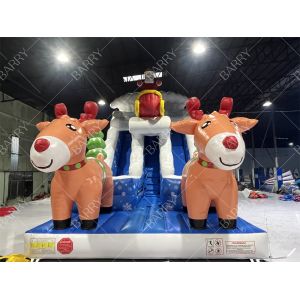 Commercial Kids and Adult Inflatable Slide for Christmas