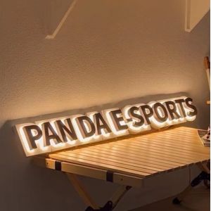 New LED acrylic backlit 3d billboard letter logo