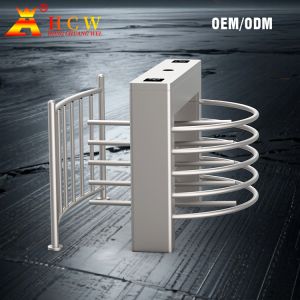 HCW Stainless Steel Full Height Turnstile with Programmable Control Power Off