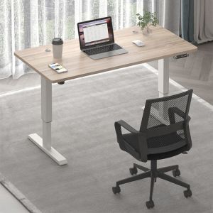 0.98 mm/s Electric Adjustable Wooden Study Table for Adults in Modern CEO Office