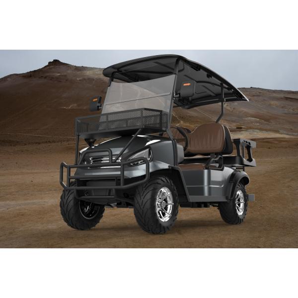 Buy 72V Lithium Battery Solar 6 Seaters Off Road Electric Street Legal Golf Cart Buggy at wholesale prices