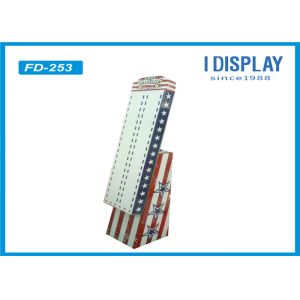 White Custom Cardboard Pop Displays / Sunglasses Cardboard Store Displays