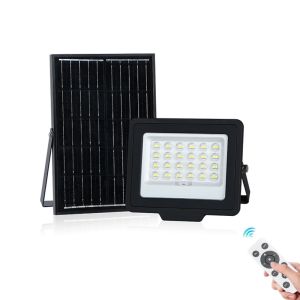 KCD Industrial Aluminum 100w 200w 300w Security Solar Flood Light High Lumen
