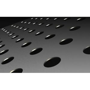 Architectural Decoration Hexagonal Perforated Sheet Guards 79%-80% Open Area