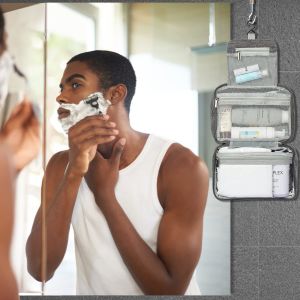 Multi-functional and lightweight Lager capacity durable waterproof toiletry bag