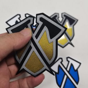 OEM PVC Silicone Heat Transfer Clothing Labels With Customized Logo