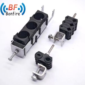 Black Double Type Feeder Cable Clamp for Customized OEM/ODM Manufacturing