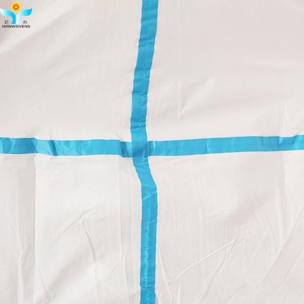Non Woven Disposable Medical Protective Coverall 65gsm Clothing Waterproof For Hospital