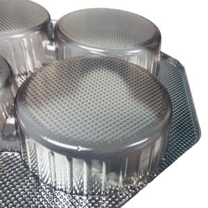 Custom Rose Gold 4-Cell APET Food Grade Tray