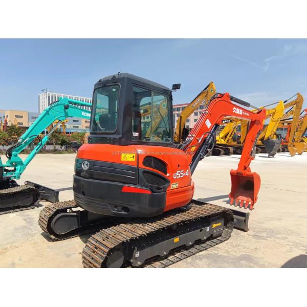 Mini Second Hand Excavator 5.5 Ton Kubota U55 Used Excavator with Original Hydraulic Valve