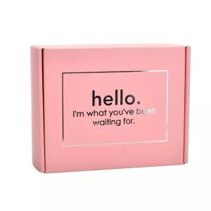 CMYK Pink Gift Packing Boxes With Ribbon