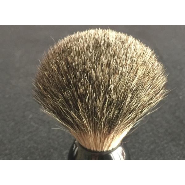 Wet Badger Hair Luxury Shaving Brush Black Resin Handle Shaving Brush Kit