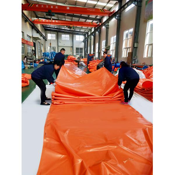 Colored Waterproof PVC Tarpaulin Manure Conveyor Belt / Heavy Duty Tarpaulin