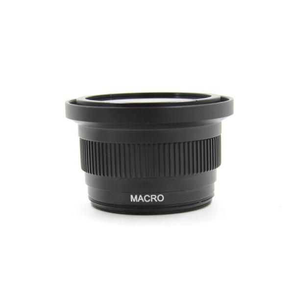 Black 0.35X Hd Super Wide Fisheye Lens External Light Size 70Mm X 41Mm