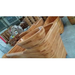 wooden bathtub, bath tub