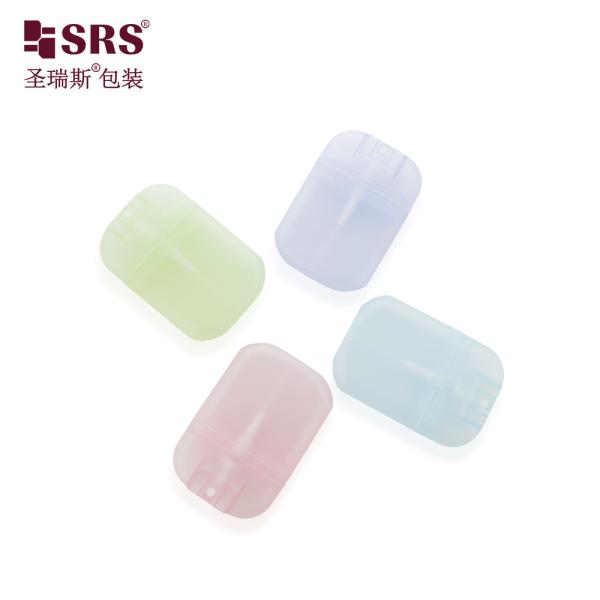 PWU006 Injection Semi-Transparent Blue Card Shape Spray Pump Bottle Fine Mist For Perfume