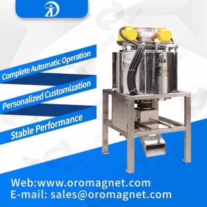 Automatic Cleaning Dried Powder Electromagnetic Separator Apply For Quartz
